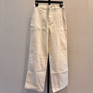 NWT Abound Cream Flare & Wide Leg Jeans